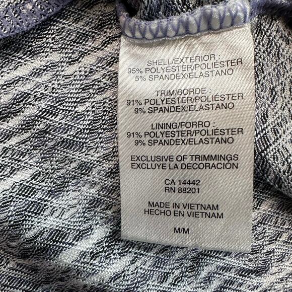 WMNS MPG Athletic Sporty Dress Purple Black w/Pockets Knee Length M Racerback - Picture 10 of 11